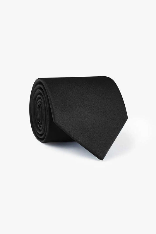 Corbata negra de hombre para fiesta