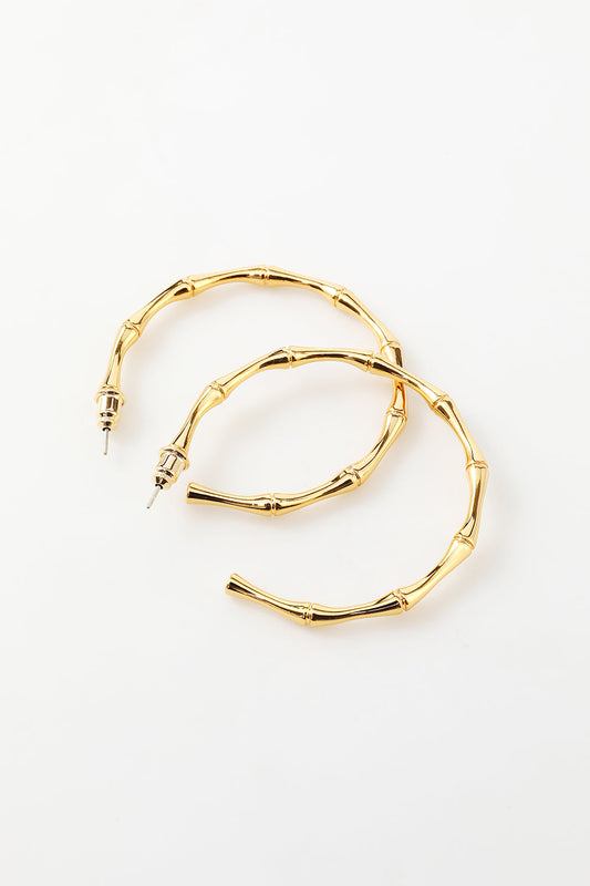 Boucles d'oreilles cercle doré