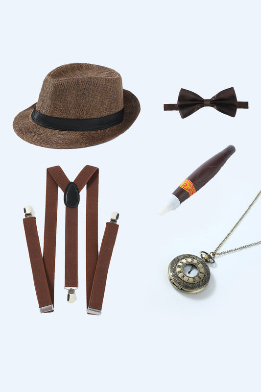 Ensemble d'accessoires de café années 20 pour hommes