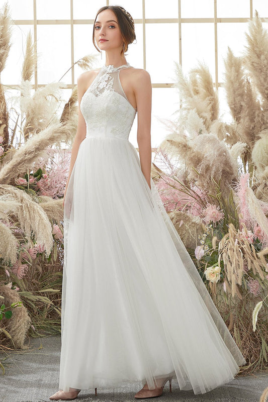 Robe de mariée blanche dos nu