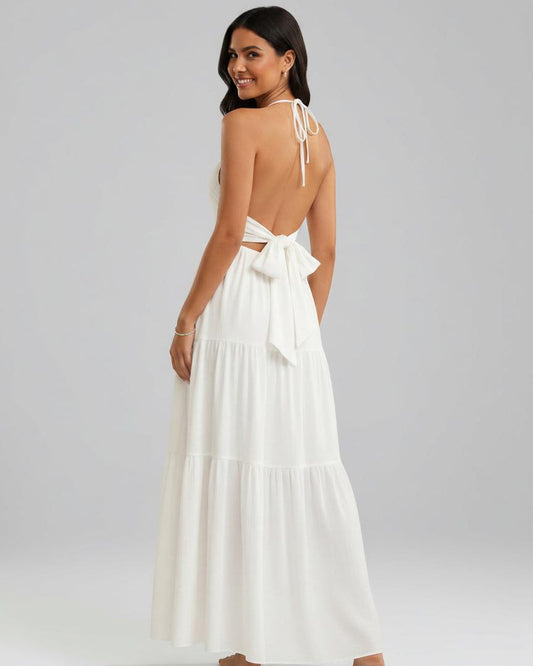 Summer Muse™ Essential Tank Maxi Dress - Sleeveless A-Line Beach Vacation Dress | Minimalist Loose-Fit