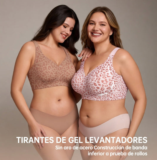 Summer Muse™ Jelly Soft Support Bra with Leopard Print Lingerie
