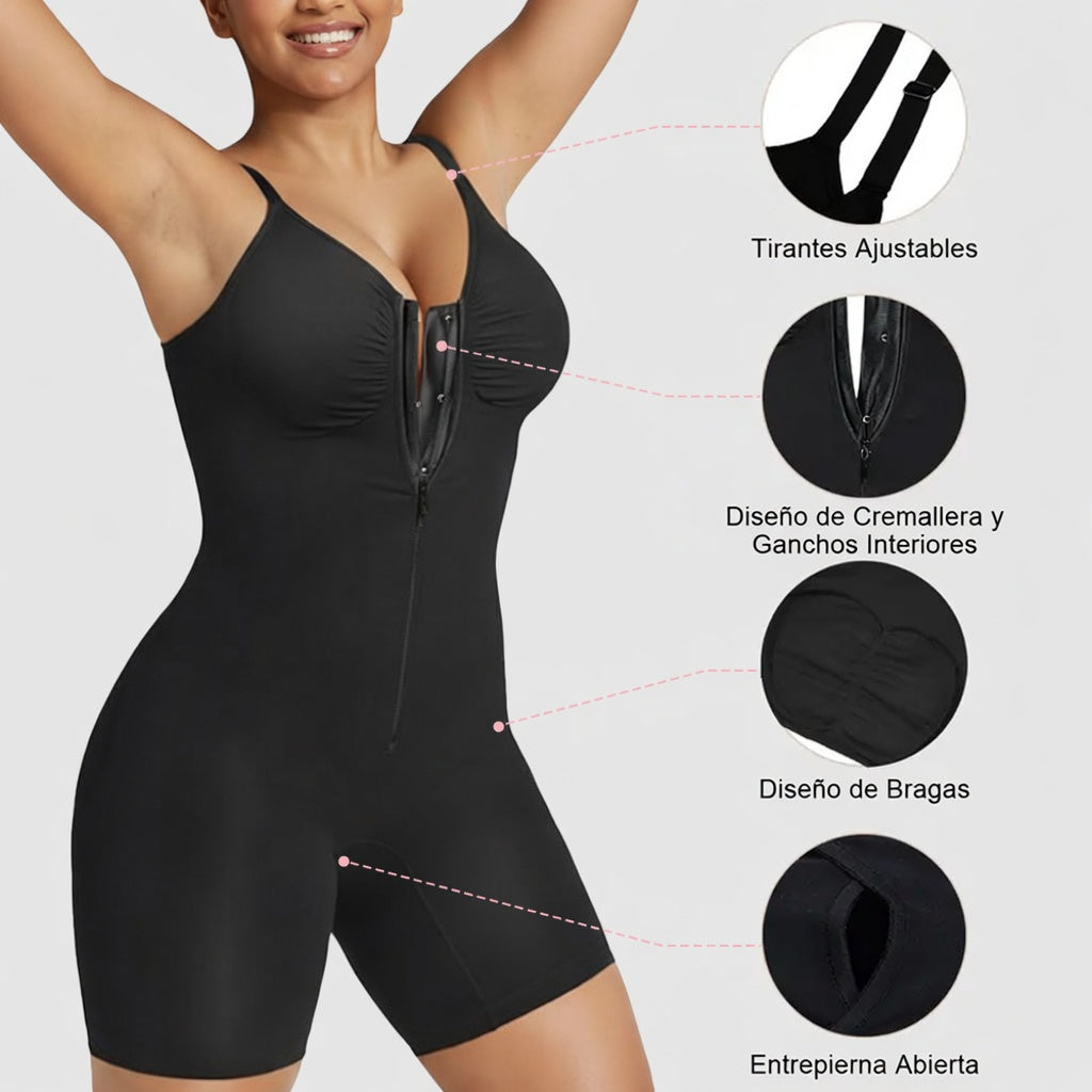 Verano Muse™ Body Gainant Sans Couture avec Fermeture | Contrôle du Ventre