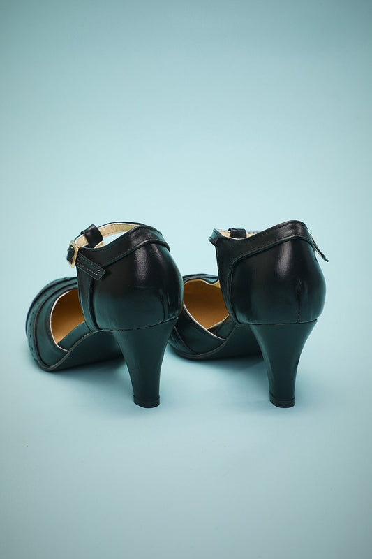 Talons Aiguilles en Cuir Noir