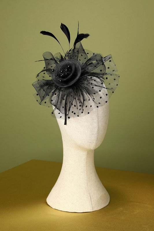 Bandeau plume et tulle Années 20