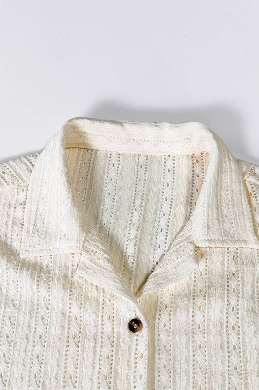 Ensembles d'été décontractés pour hommes 2 pièces en tricot Chemise à manches courtes à col cubain et short