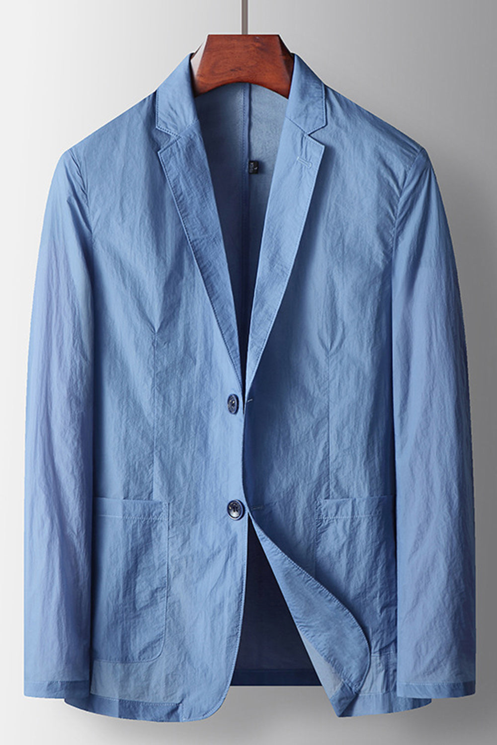 Blazer pour homme Sage à revers cranté et simple boutonnage