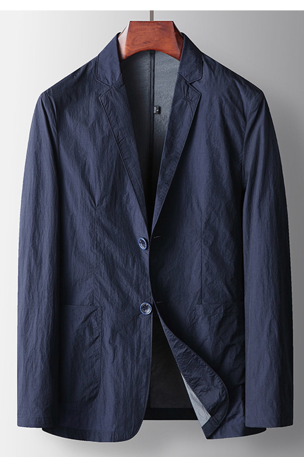 Blazer pour homme Sage à revers cranté et simple boutonnage