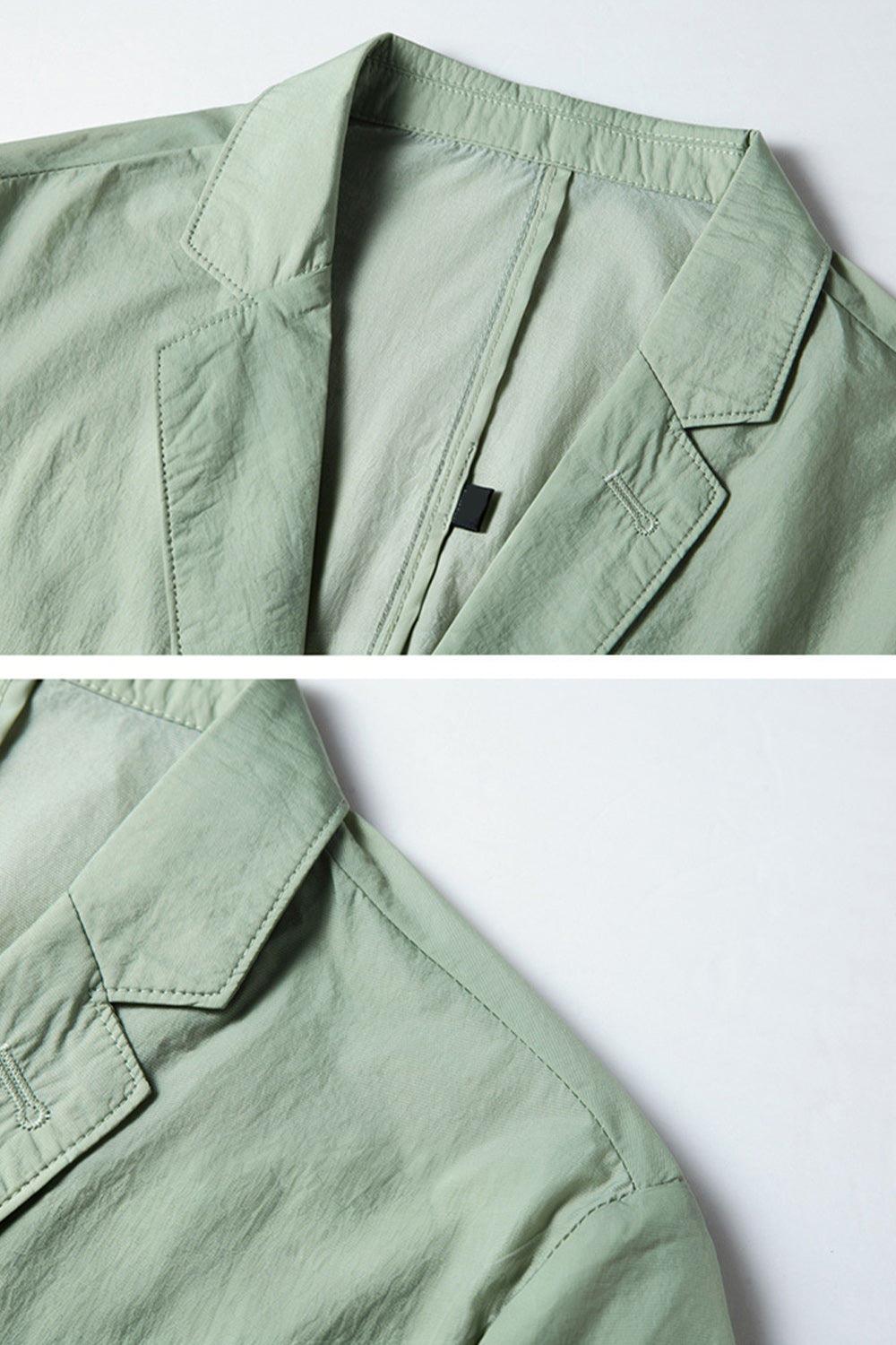 Blazer pour homme Sage à revers cranté et simple boutonnage