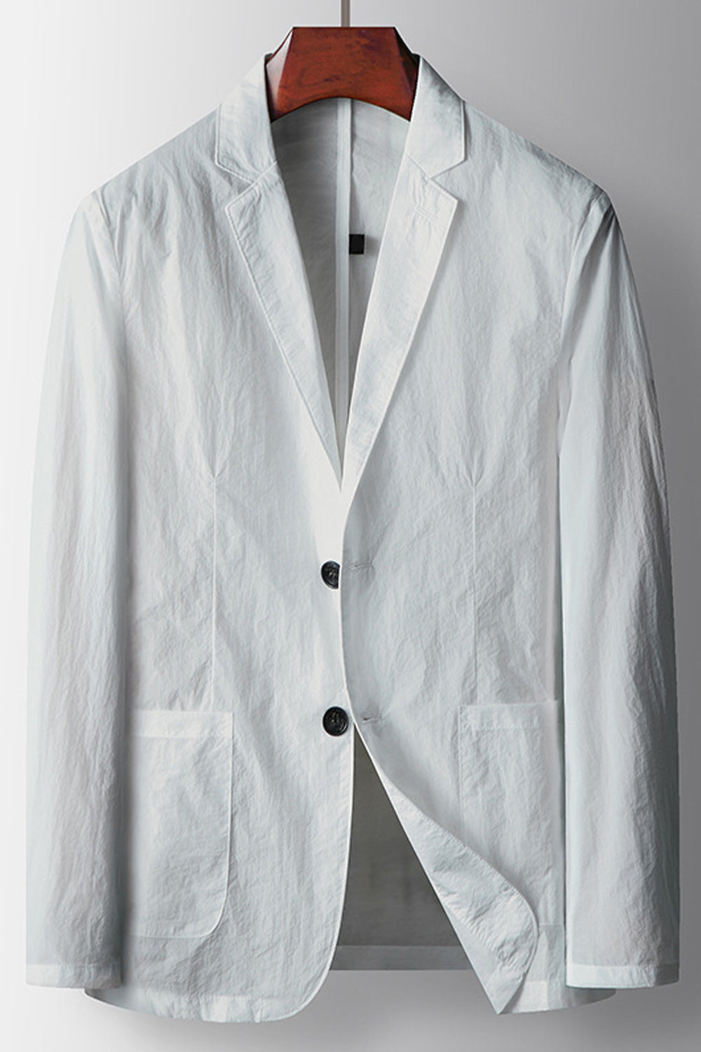 Blazer pour homme Sage à revers cranté et simple boutonnage