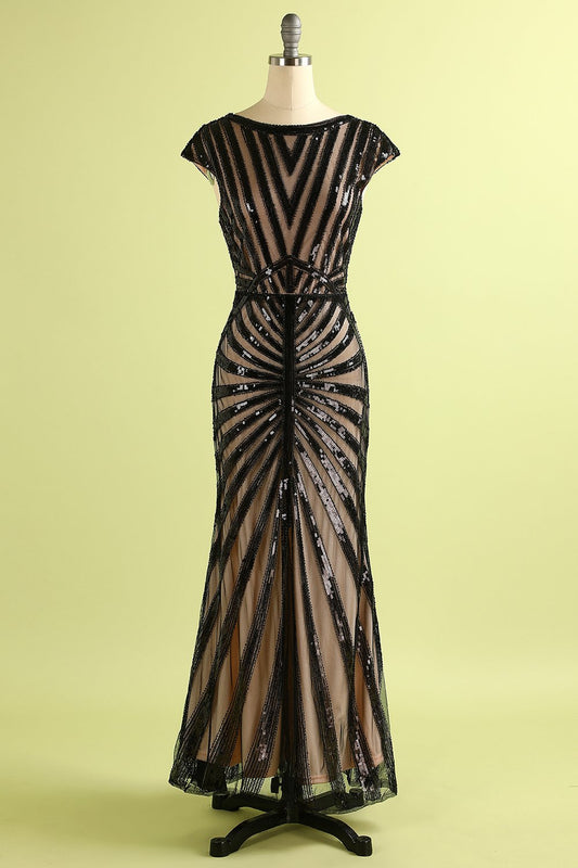 Robe sirène pailletée des années 20