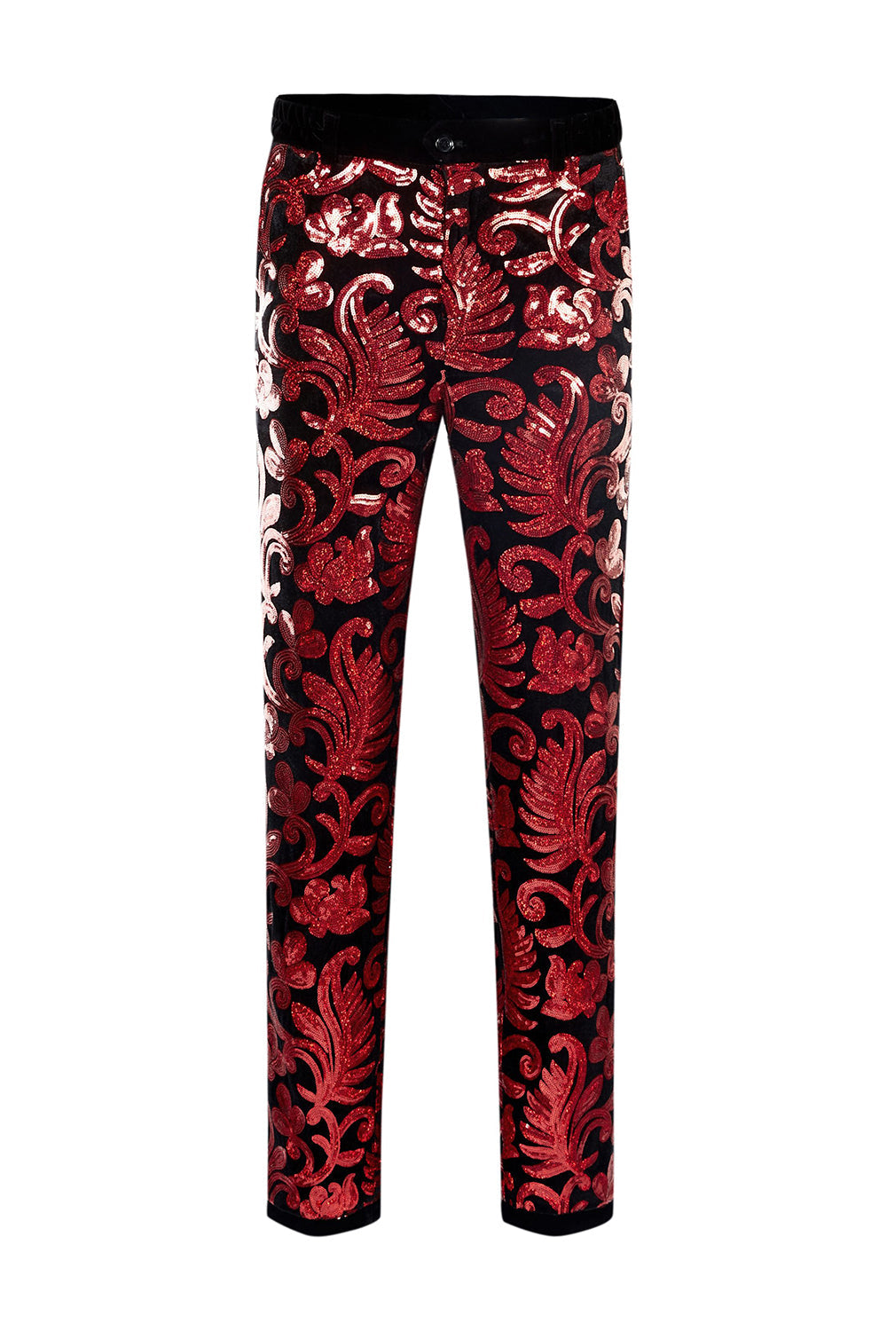 Costumes 2 pièces à sequins bleu roi pour homme