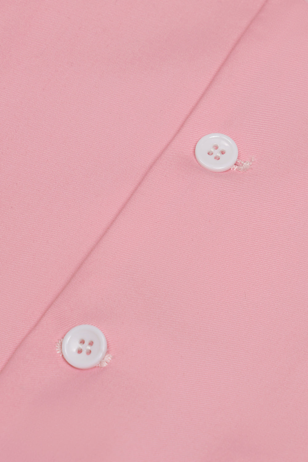 Gilet de costume homme rose simple boutonnage à revers châle