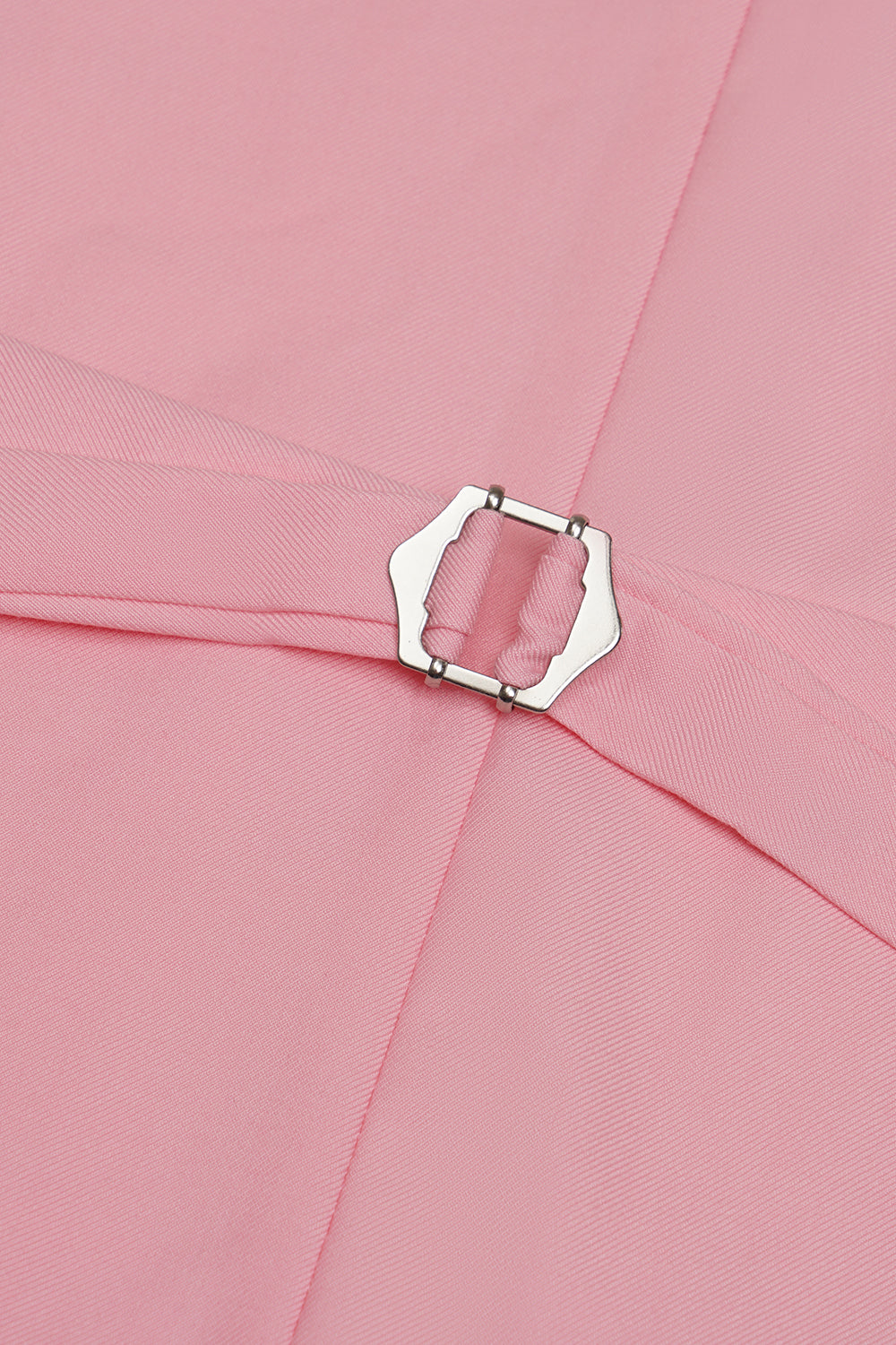 Gilet de costume homme rose simple boutonnage à revers châle