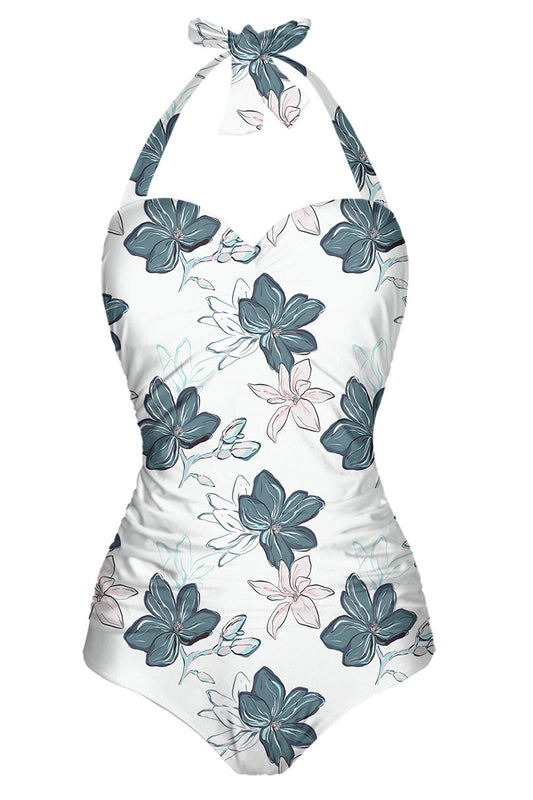 Maillot de bain une pièce fleuri