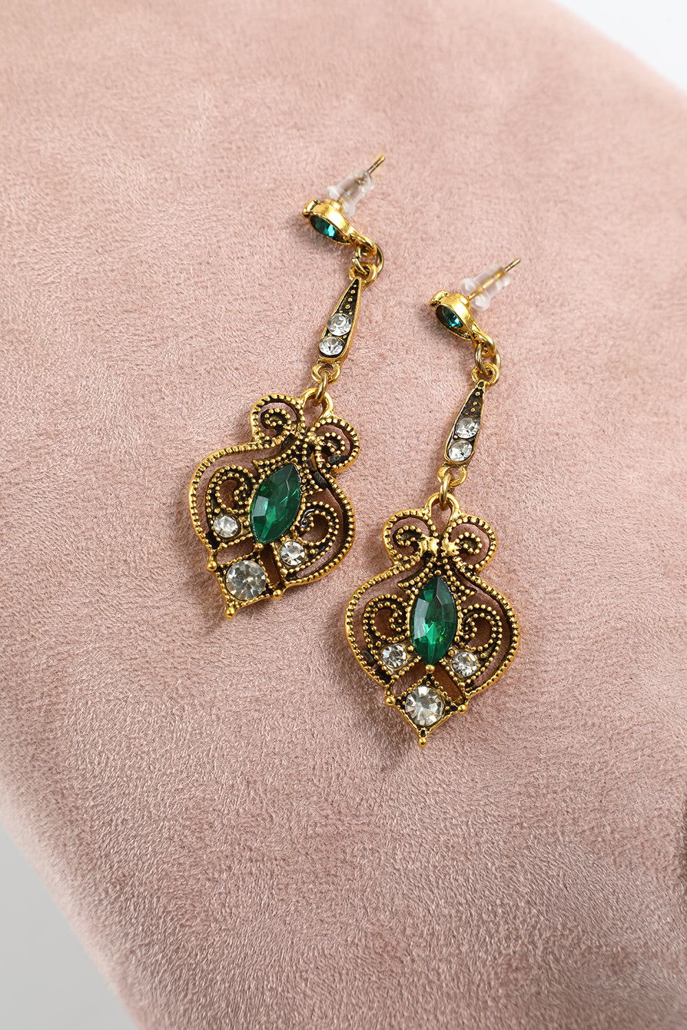 Ensemble d'accessoires de fête années 20 vert, cinq pièces