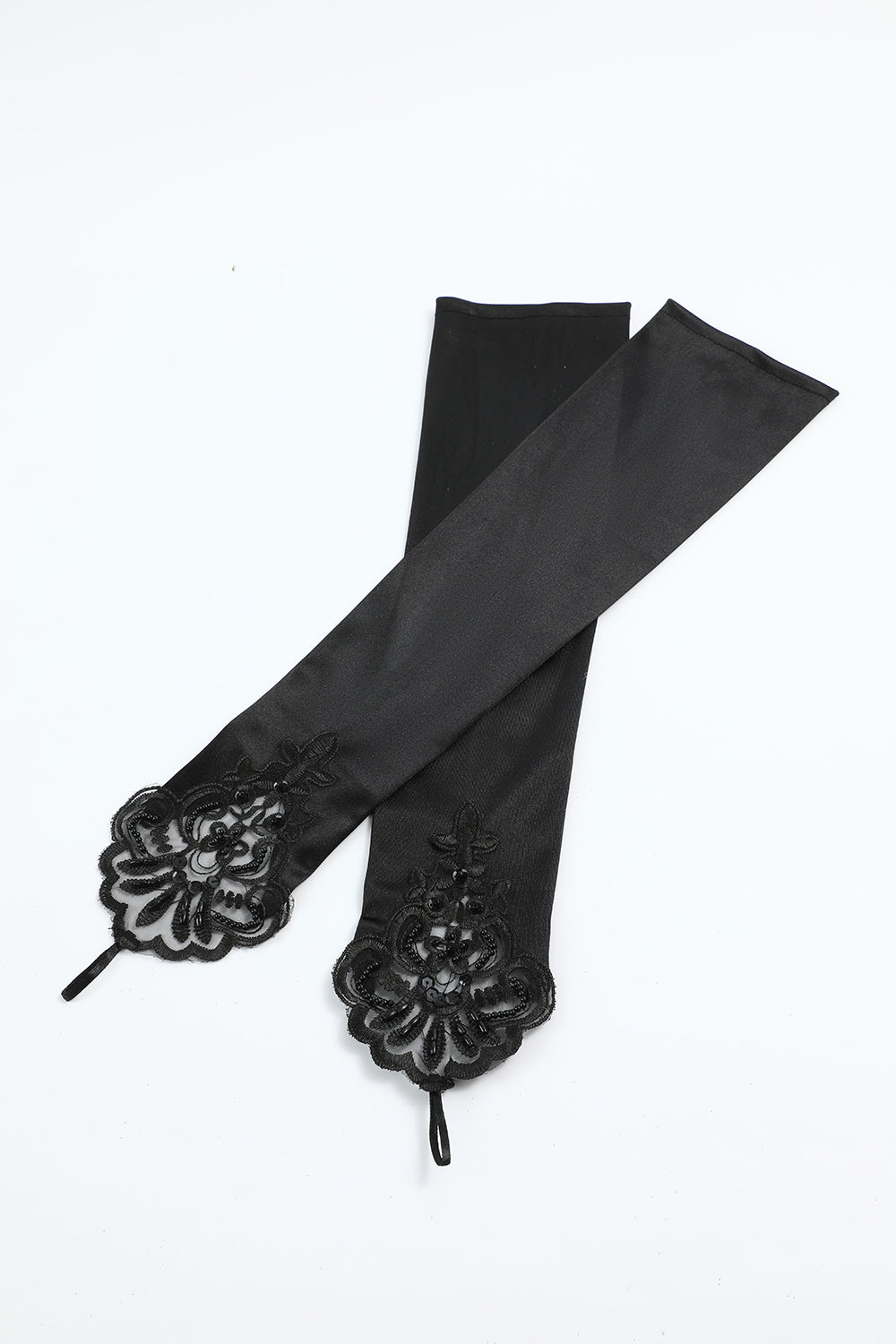 Set de cinq accessoires Flapper noir et doré années 20