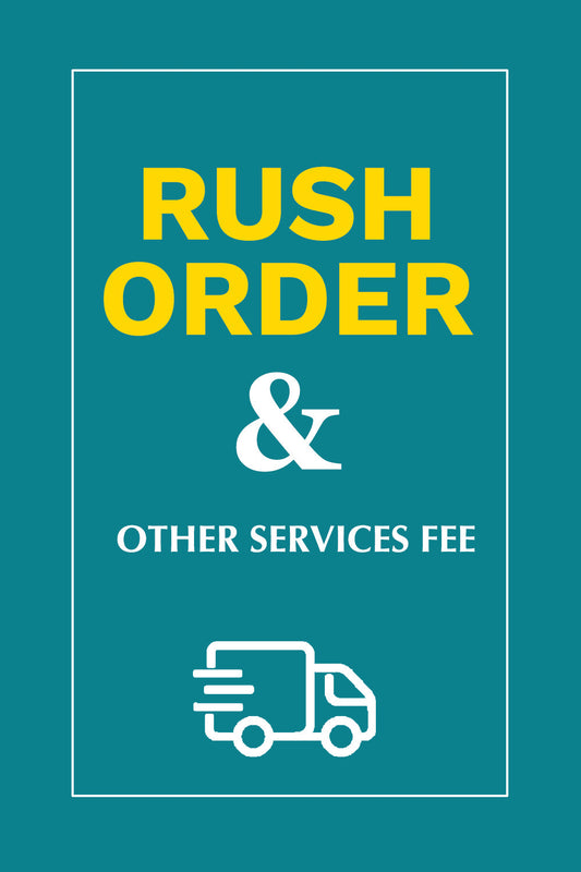 Frais de commande urgente et autres services