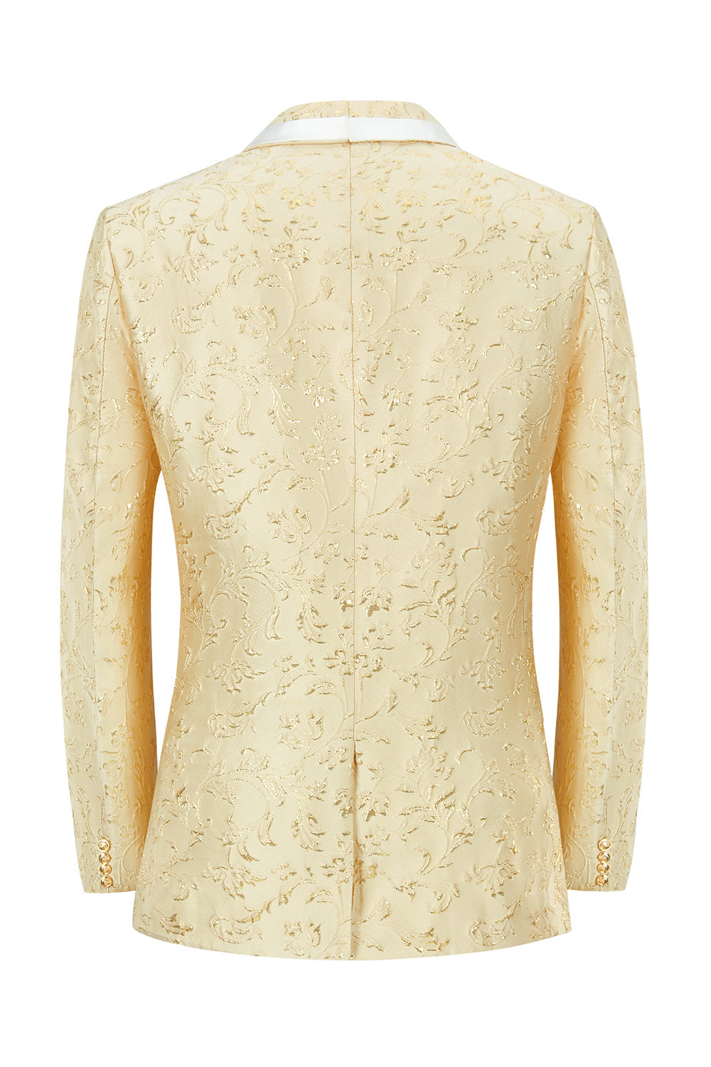 Costumes de bal pour hommes Jacquard un bouton col châle menthe
