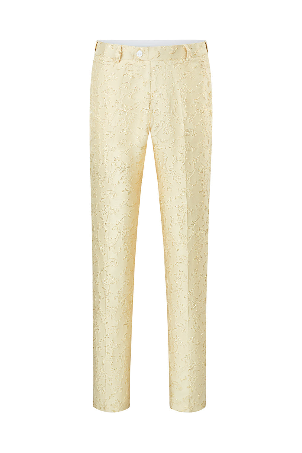 Costumes de bal pour hommes Jacquard un bouton col châle menthe