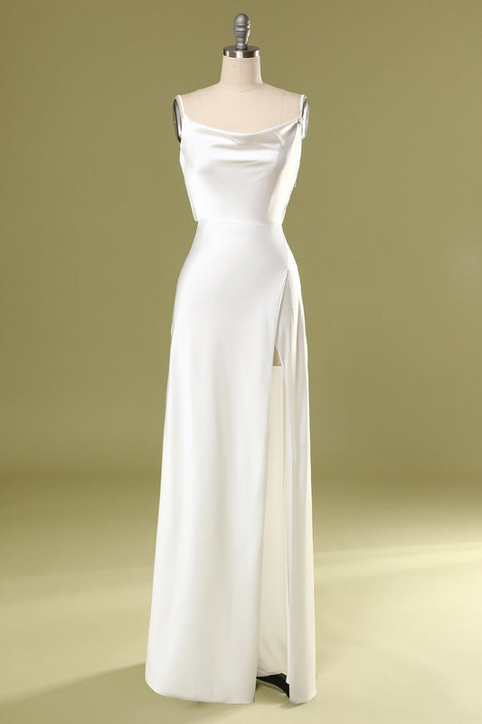 Robe de bal sirène longue blanche