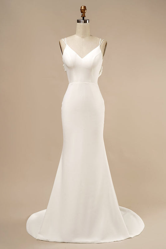 Robe de mariée sirène bohème à volants