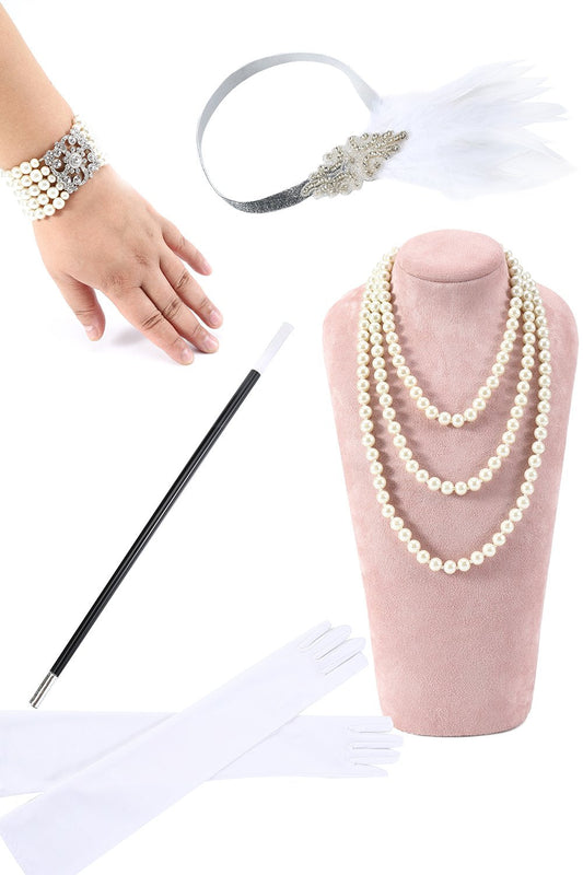 Ensemble d'accessoires années 20 Gatsby le Magnifique