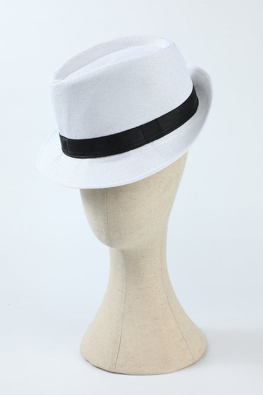 Ensemble d'accessoires blancs années 20 pour hommes
