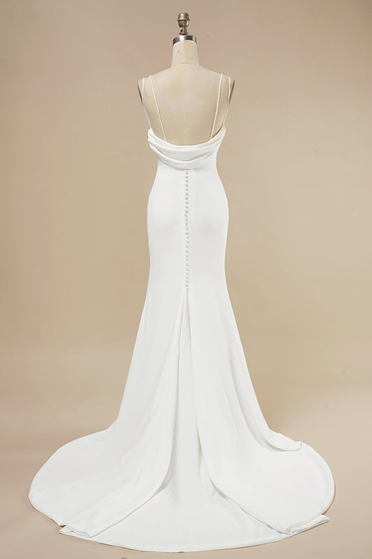 Robe de mariée sirène bohème à volants