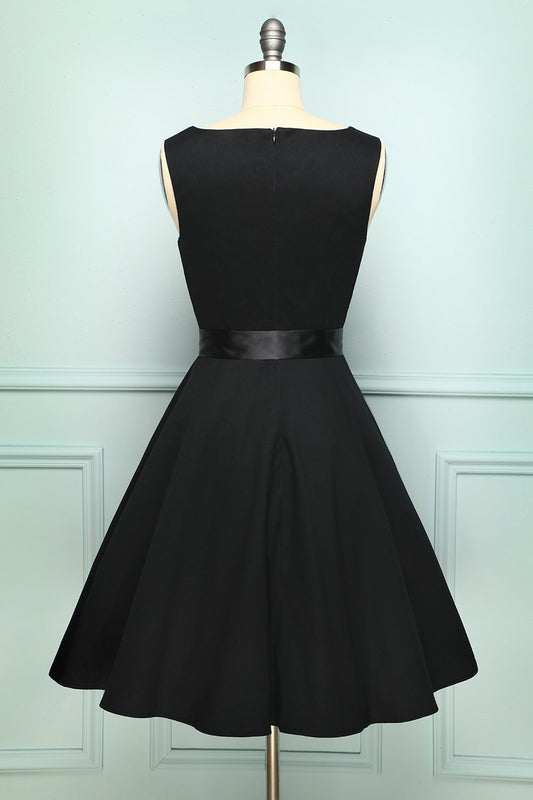 Robe swing noire vintage
